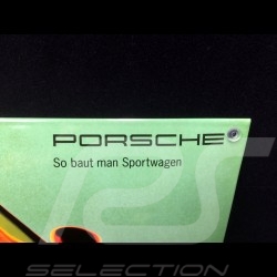 Porsche Emailleschild 928 GTS in indischrot 40 x 60 cm PCG00092810