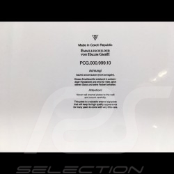 Porsche Enamel plate The perfect sporting partner 40 x 60 cm PCG00099910