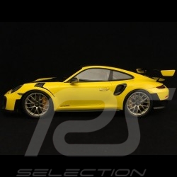 Porsche 911 GT2 RS typ 991 Weissach Package gelb / schwarz 1/18 Spark WAP0211520J