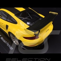 Porsche 911 GT2 RS typ 991 Weissach Package gelb / schwarz 1/18 Spark WAP0211520J