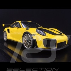 Porsche 911 GT2 RS typ 991 Weissach Package gelb / schwarz 1/18 Spark WAP0211520J