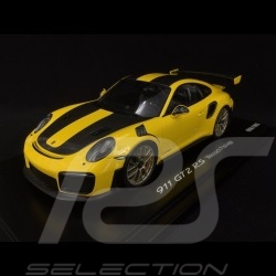 Porsche 911 GT2 RS typ 991 Weissach Package gelb / schwarz 1/18 Spark WAP0211520J