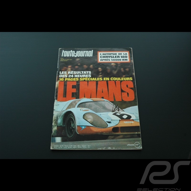 L'auto-journal nr.12 de 17 juin 1971 L'auto-journal nr.12 de 17 juin 1971