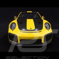 Porsche 911 GT2 RS type 991 Weissach Package jaune / noir 1/18 Spark WAP0211520J yellow / black gelb / schwarz