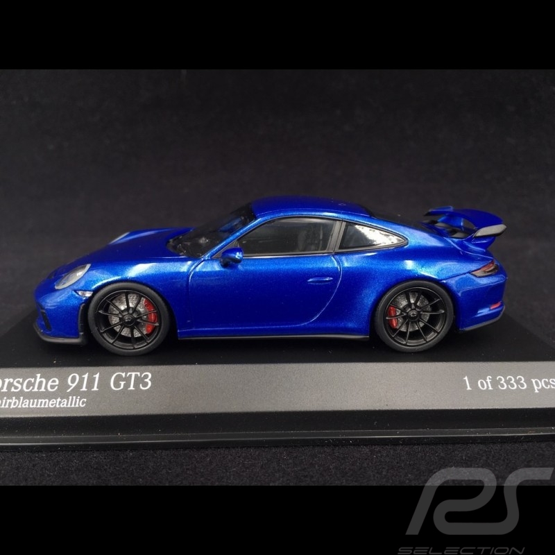 Porsche 911 GT3 type 991 2017 Saphirblau 1/43 Minichamps 413066024