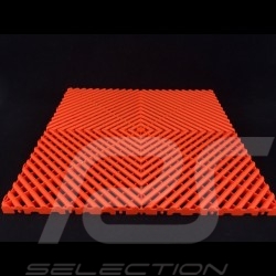Dalle de garage Premium Orange Pantone021U Fabrication allemande - garantie 20 ans - Lot de 6 dalles de 40 x 40 cm floor tiles G