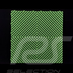 Dalle de garage Premium Vert clair RAL6018 Fabrication allemande - garantie 20 ans - Lot de 6 dalles de 40 x 40 cm floor tiles G