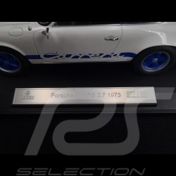 Porsche 911 2.7 Carrera RS 1973 white / blue stripes copy n° 77 / 200 1/18 Norev 187637