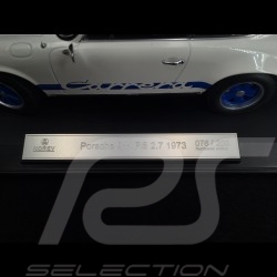 Porsche 911 2.7 Carrera RS 1973 white / blue stripes copy n° 76 / 200 1/18 Norev 187637