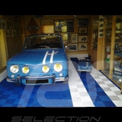 Dalle de garage Premium Bleu Marine Pantone295C Fabrication allemande - garantie 20 ans - Lot de 6 dalles de 40 x 40 cm floor ti