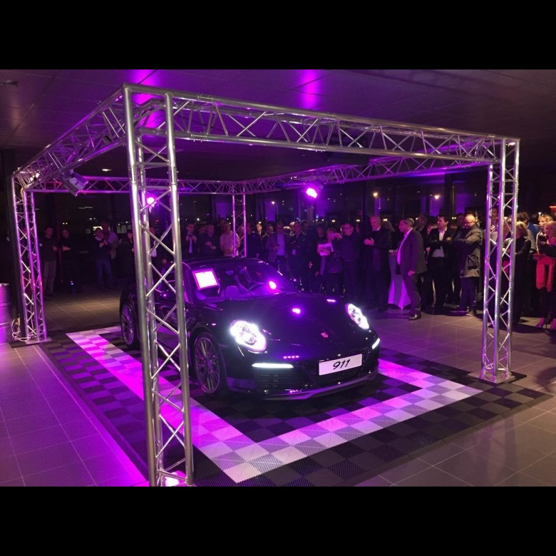 Garage floor tiles Premium quality Colour Black RAL9004 Germanmade