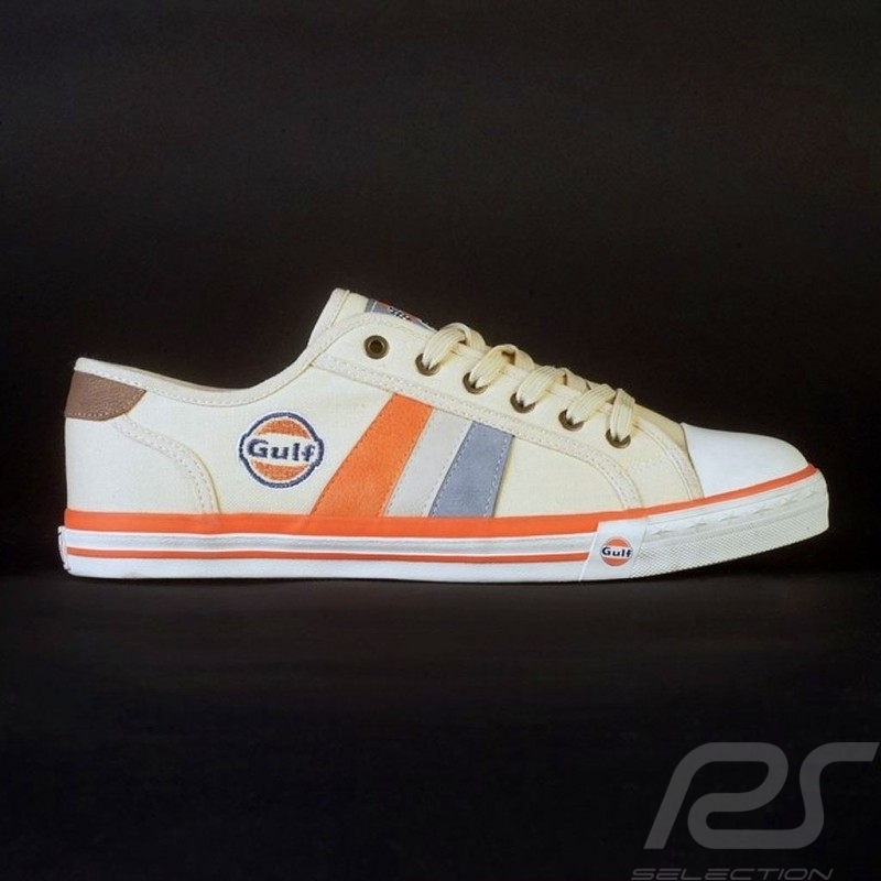 Gulf 50 Jahre Sneaker / Basket Schuhe Creme - Damen
