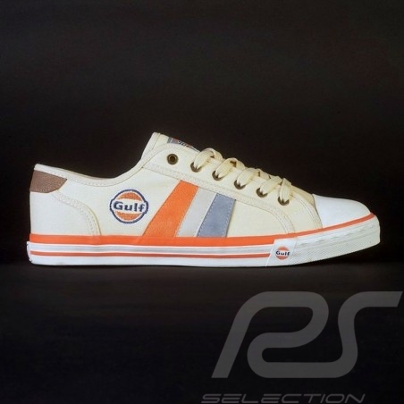 Gulf 50 Jahre Sneaker / Basket Schuhe Creme - Damen
