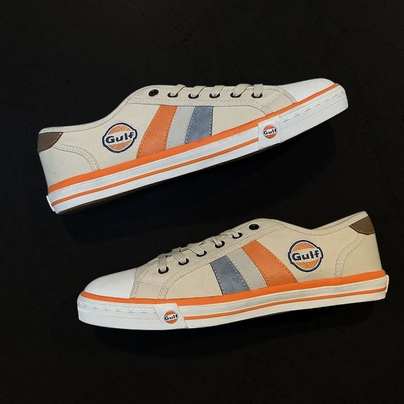 Gulf 50 years sneaker basket shoes style Converse Cream men