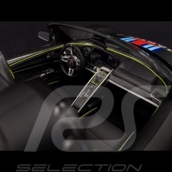 Porsche 918 Spyder 2015 n° 15 noir mat Martini racing Weissach Package Record Nürburgring 2013 1/18 Minichamps 110062445