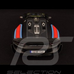 Porsche 918 Spyder 2015 n° 15 Matt-schwarz Martini racing Weissach Package Nürburgring Rekord 2013 1/18 Minichamps 110062445