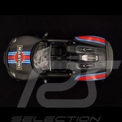 Porsche 918 Spyder 2015 n° 15 Matt-schwarz Martini racing Weissach Package Nürburgring Rekord 2013 1/18 Minichamps 110062445