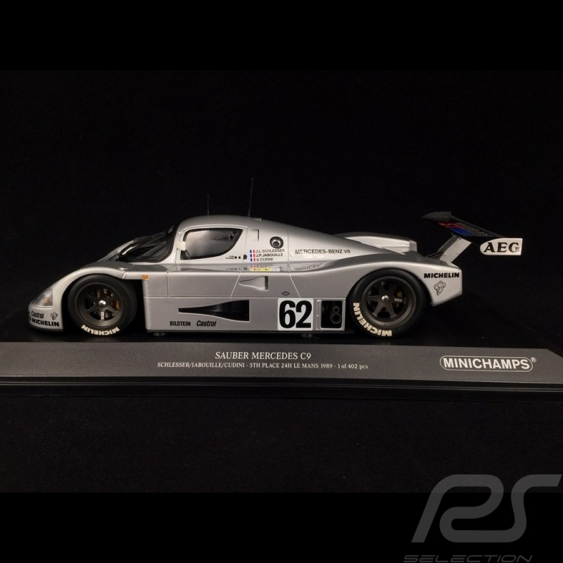 Sauber Mercedes C9 n° 62 5th Le Mans 1989 1/18 Minichamps 155893562