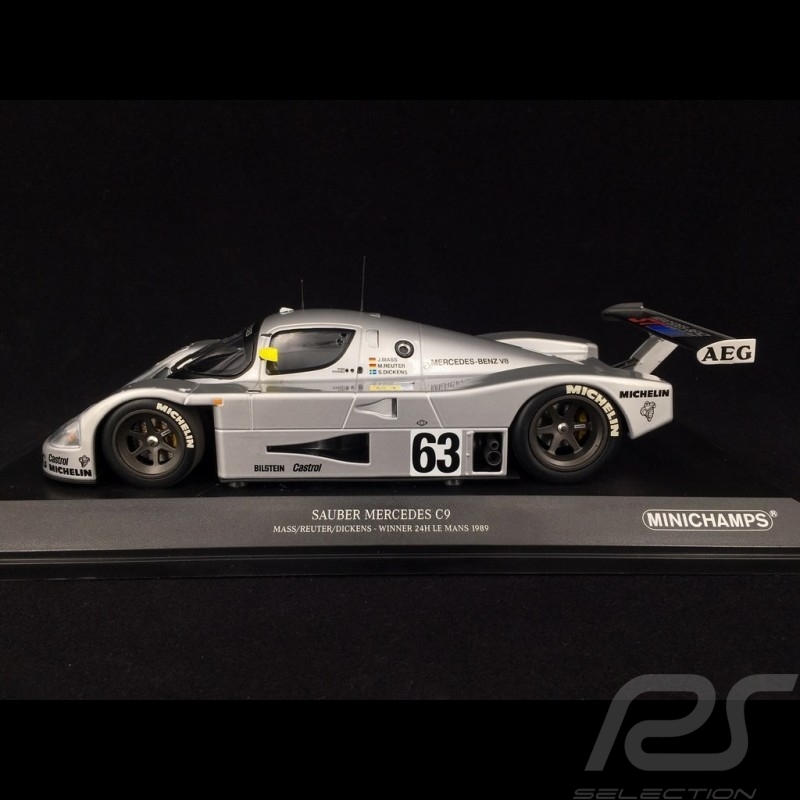 Sauber Mercedes C9 n° 63 Sieger Le Mans 1989 1/18 Minichamps 155893563