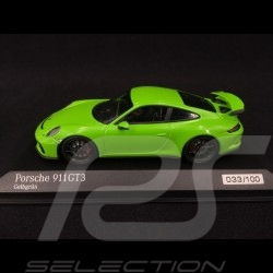 Porsche 911 GT3 typ 991 2017 grün 1/43 Minichamps 413066041