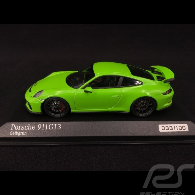 Porsche 911 GT3 type 991 2017 green 1/43 Minichamps 413066041