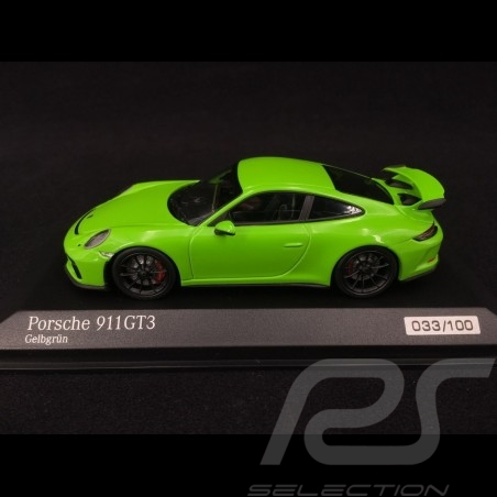 Porsche 911 GT3 typ 991 2017 grün 1/43 Minichamps 413066041