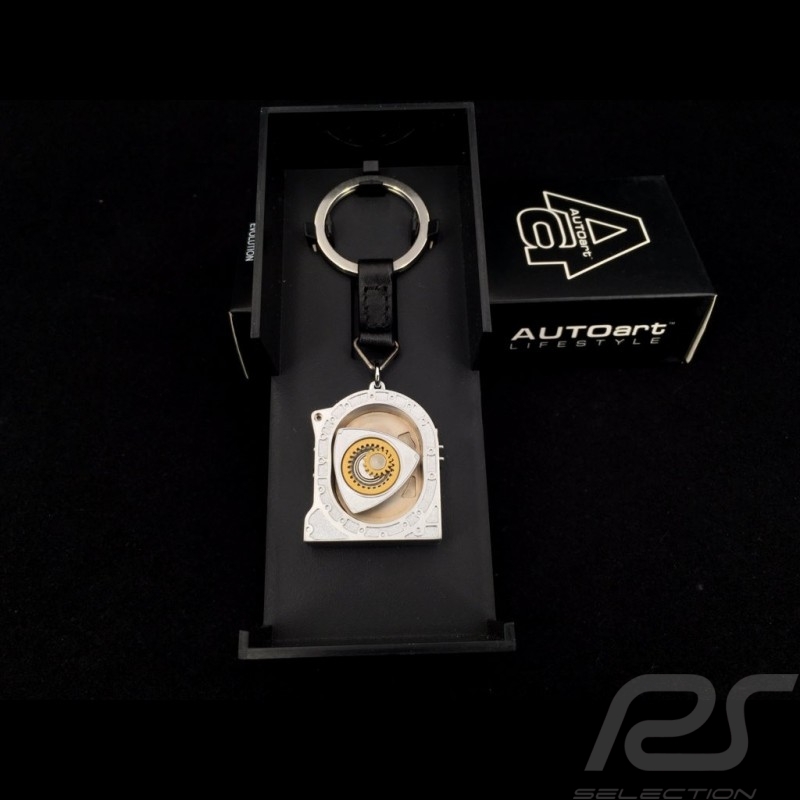 Rotationsmotor Schlüsselanhhänger Silber / Gold Autoart 40573