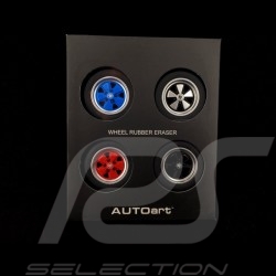 Set of 4 wheel rubber erasers Fuchs rims Autoart 40169