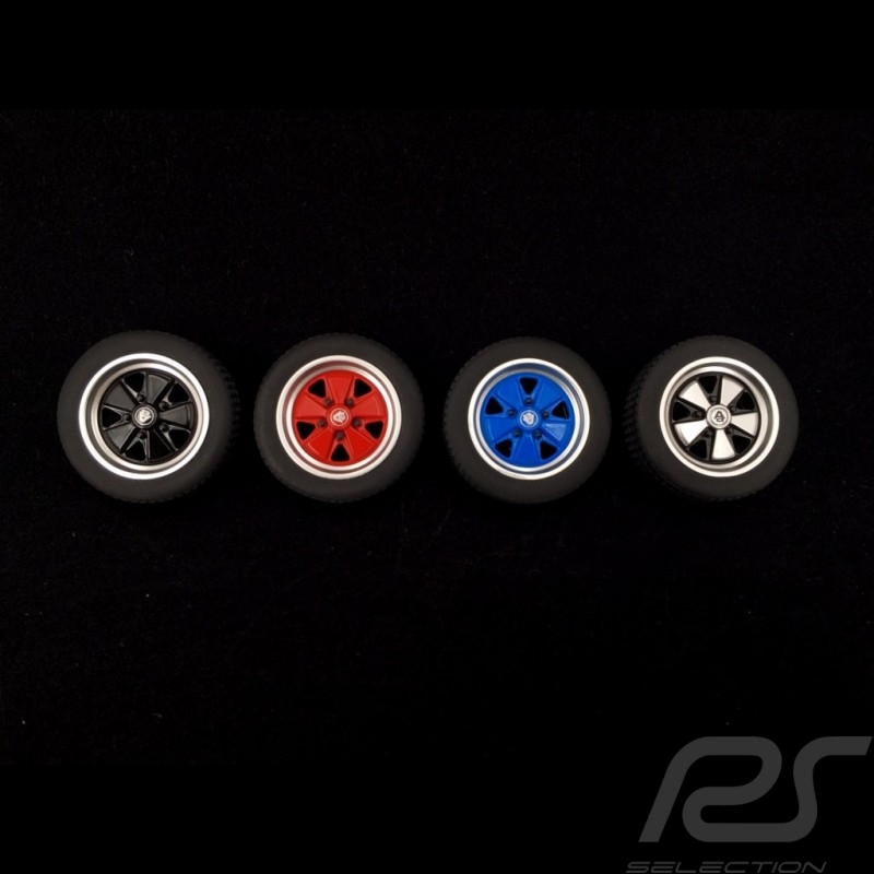 Set de 4 gommes Roues jantes Fuchs Autoart 40169 wheel rubber erasers Radiergummis  