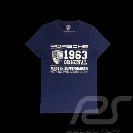 T-shirt Porsche Classic 1963 bleu Porsche WAP933M0SR - homme