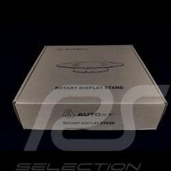 Plateau de présentation rotatif 25.5 cm pour modèles 1/18 Argent Qualité premium Autoart 98015