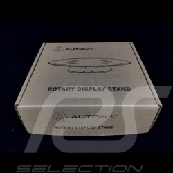 Plateau de présentation rotatif 20 cm pour modèles 1/43 et 1/24 Noir Qualité premium Autoart 98017 Rotary Display Turntable Stan