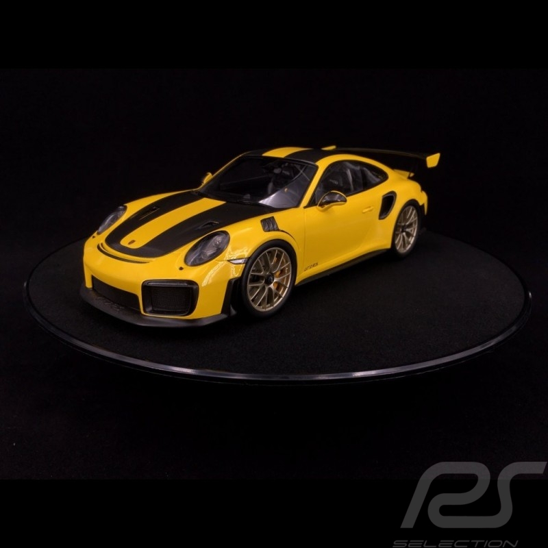 Plateau de présentation rotatif 31 cm pour modèles 1/18 Noir Qualité premium Autoart 98011