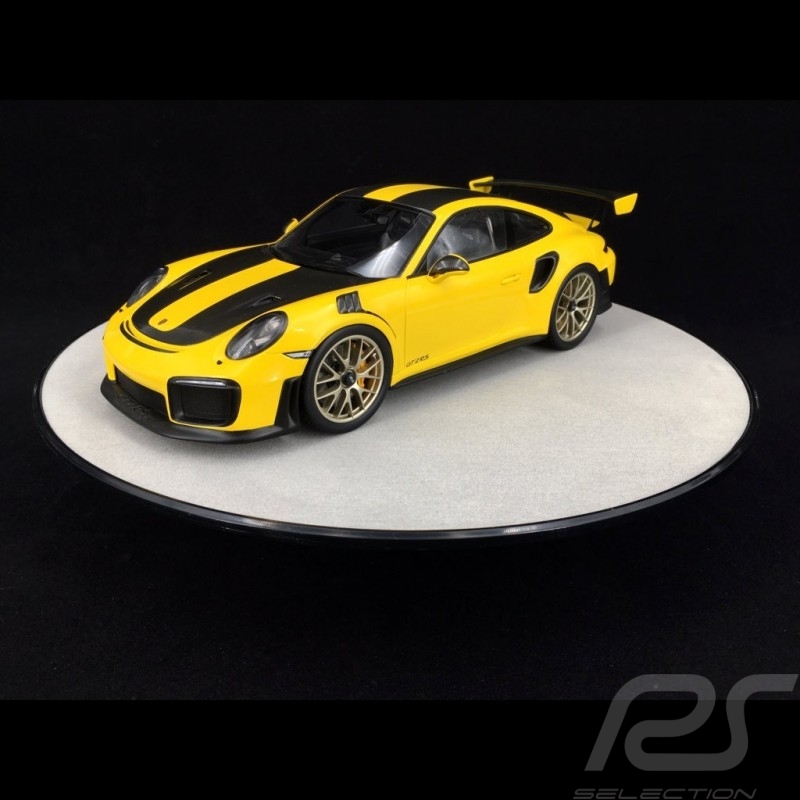 Rotary Display Turntable Stand 31 cm for 1/18 models Silver Premium quality  Autoart 98012