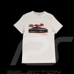 T-shirt Porsche 911 drawing white Porsche WAP918K0SR - men