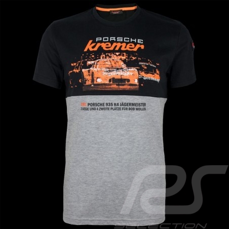Porsche T-shirt Kremer Racing Porsche 935 K4 n° 52 Schwarz / graumeliert - Herren
