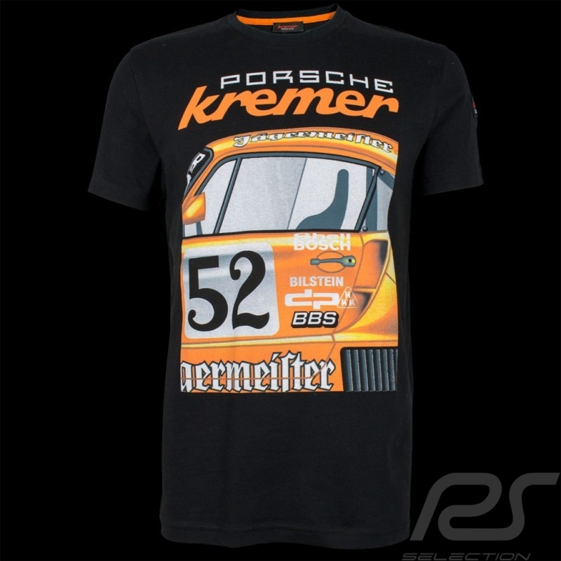 T-shirt Porsche Kremer Racing Porsche 935 K4 n° 52 Jagermeister Noir - homme