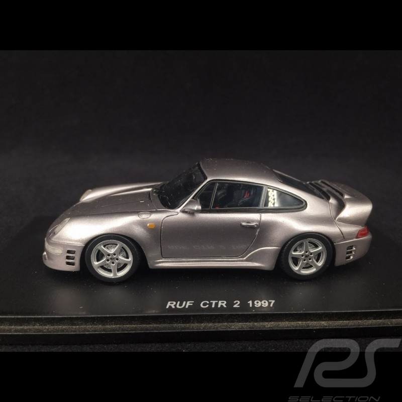 Porsche 911 RUF CTR 2 1997 argent 1/43 Spark S0706