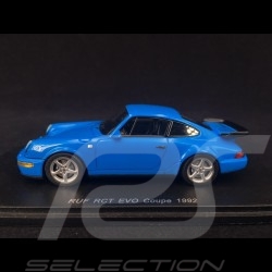 Porsche 911 RUF RCT EVO Coupé 1992 blau 1/43 Spark S0735