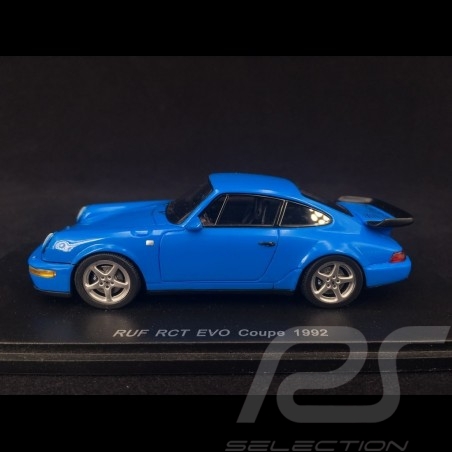 Porsche 911 RUF RCT EVO Coupé 1992 blau 1/43 Spark S0735