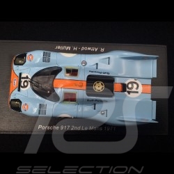 Porsche 917K n° 19 Gulf 2ème Le Mans 1971 1/43 Spark S0916