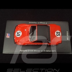 Porsche 914/6 n° 59 Sieger V.I.R IMSA 1971 1/43 Spark US081