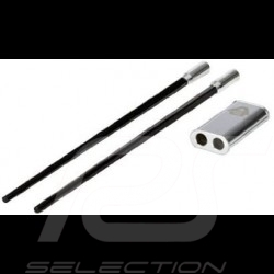 Chrome Exhaust Chopsticks set Autoart 40158