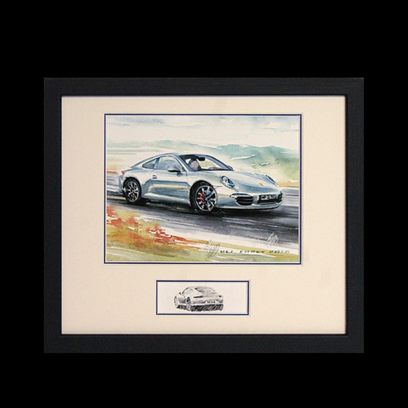 Cadre De Vitre De Portière Droite Porsche 911 Carrera 1/8 - Modèle Altaya #B37 - Occasion