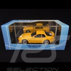 Porsche 968 Turbo S 1993 jaune vitesse 1/43 Neo NEO43837 speed yellow speedgelb