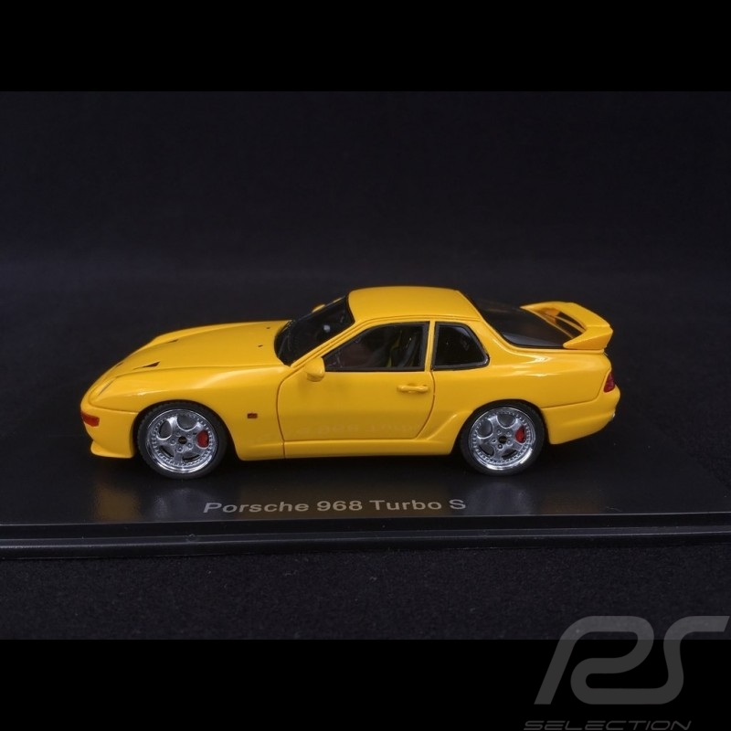 Porsche 968 Turbo S 1993 jaune vitesse 1/43 Neo NEO43837 speed yellow speedgelb