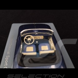 Porsche Waibel Special Sport Cabriolet 1948 bleu 1/43 Neo 186066