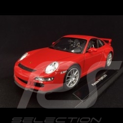 Porsche 911 GT3 type 997 2007 rouge Indien 1/18 Welly 18024R guards red Indischrot