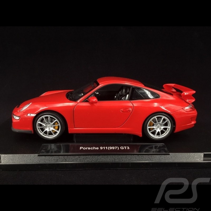 Porsche 911 GT3 type 997 2007 Indischrot 1/18 Welly 18024R