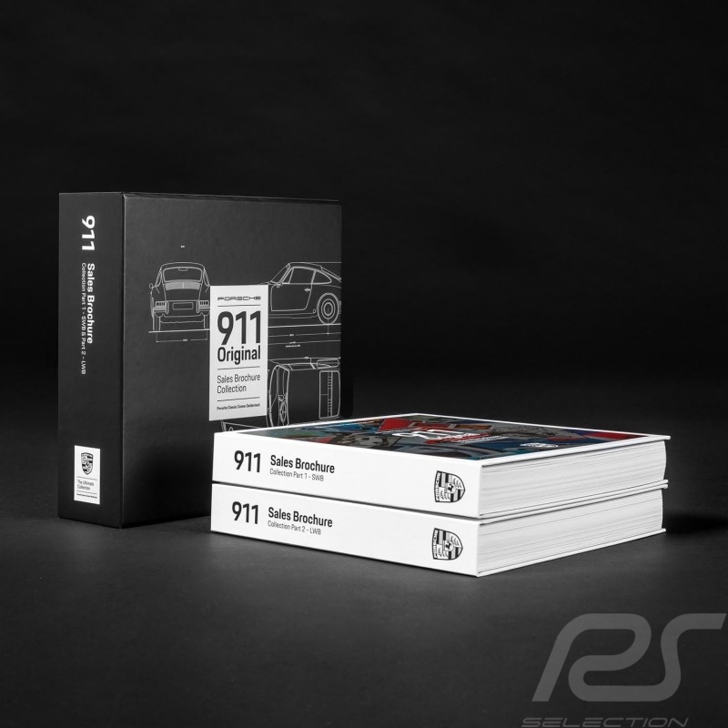 Livre Porsche 911 Sales Brochure Collection en coffret - Mark Wegh